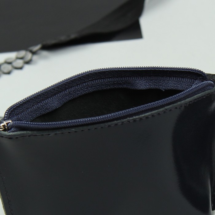 Косметичка простая, отдел на молнии, шик, цвет изумрудный