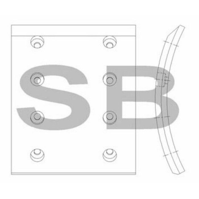 Колодки тормозные  HI-Q SL213