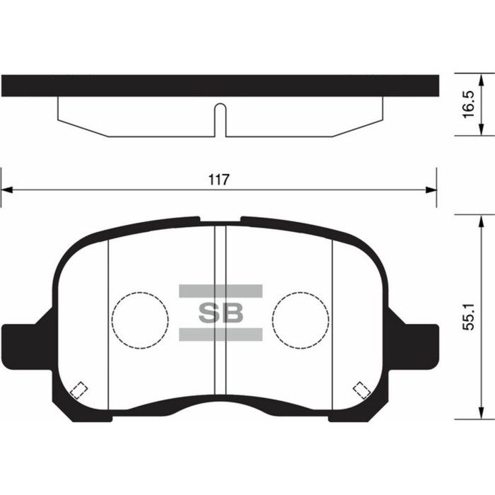 Колодки тормозные  HI-Q SP1270