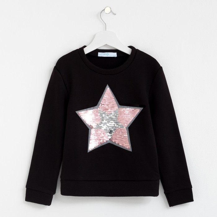 Толстовка детская KAFTAN Star, рост 98-104 см (30), 3-4 года, чёрный