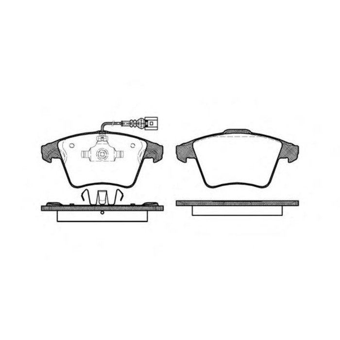 Колодки тормозные  REMSA 104511