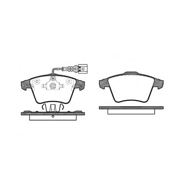 Колодки тормозные  REMSA 104522