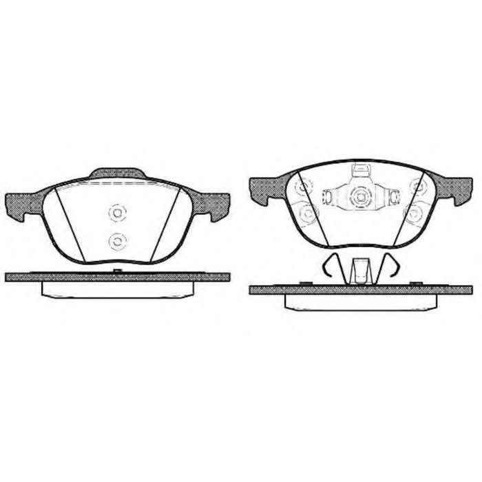 Колодки тормозные  REMSA 108230