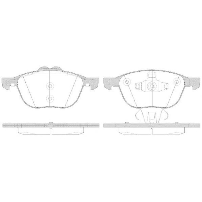 Колодки тормозные  REMSA 108250