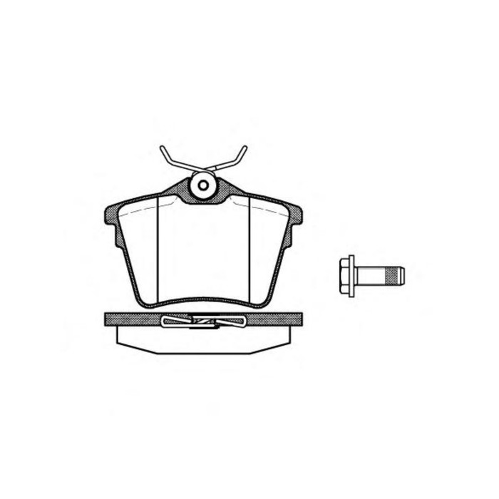 Колодки тормозные  REMSA 110300