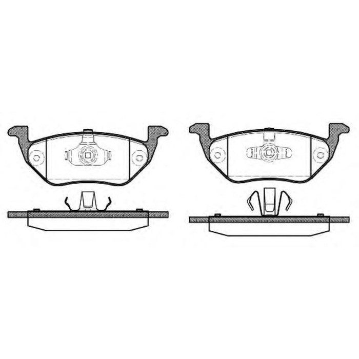 Колодки тормозные  REMSA 112500