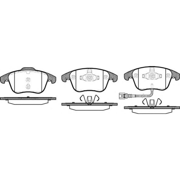 Колодки тормозные REMSA 121921