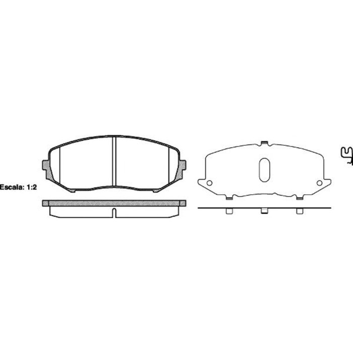 Колодки тормозные REMSA 122502