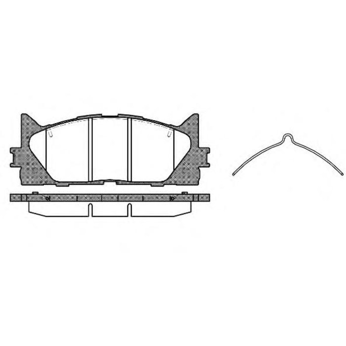 Колодки тормозные REMSA 123300