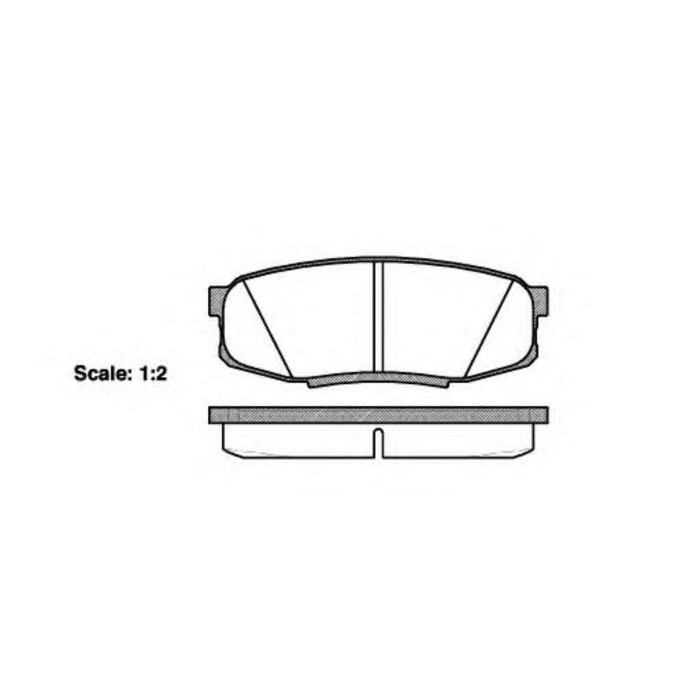 Колодки тормозные  REMSA 127200
