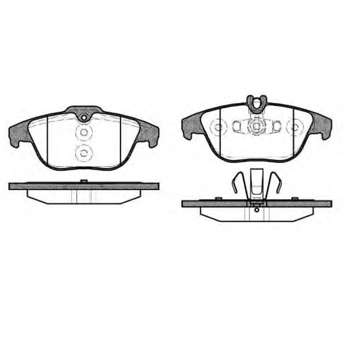 Колодки тормозные  REMSA 130520