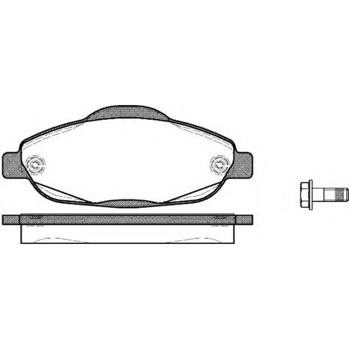Колодки тормозные  REMSA 132300