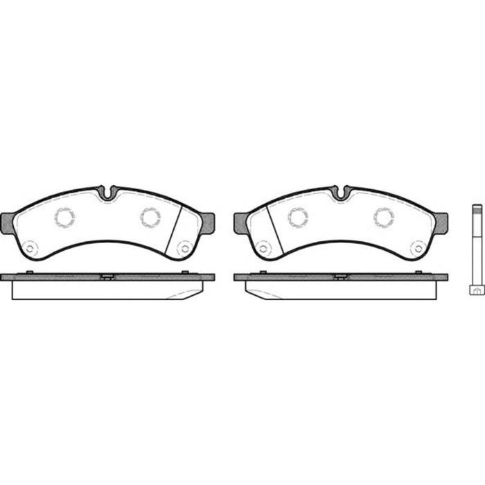 Колодки тормозные  REMSA 133900