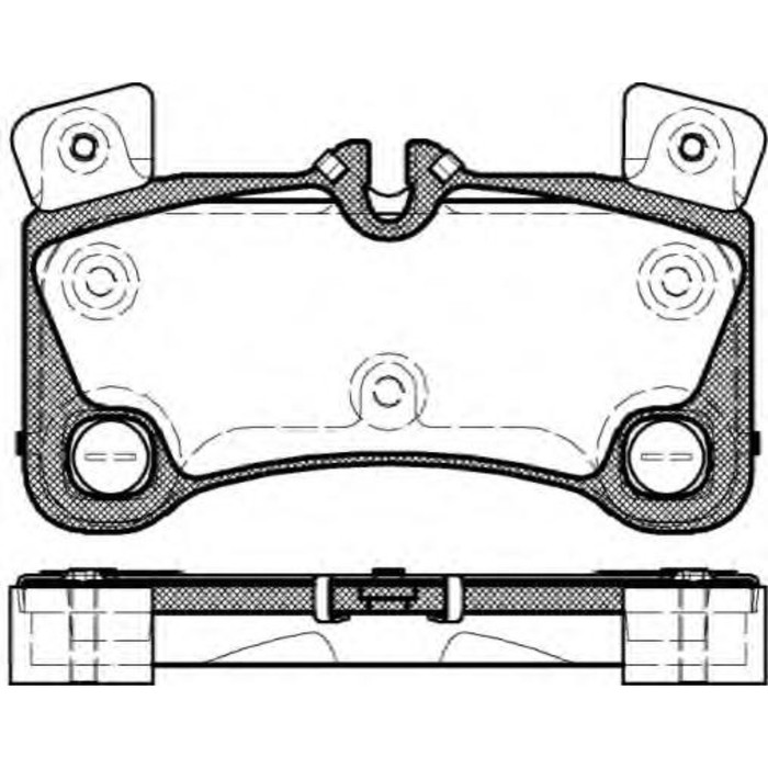 Колодки тормозные  REMSA 134600