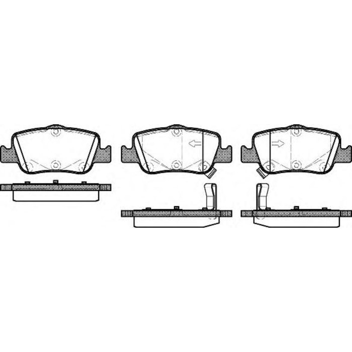 Колодки тормозные  REMSA 135602