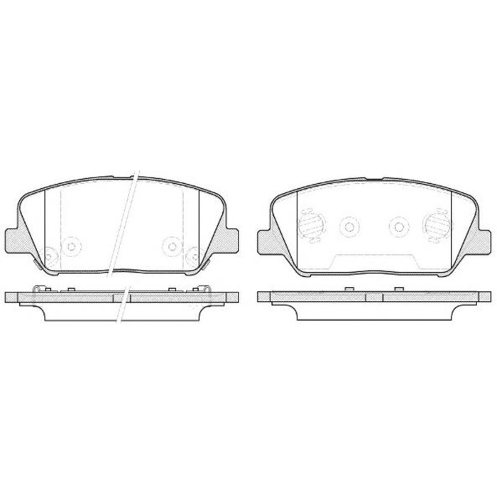 Колодки тормозные  REMSA 139812