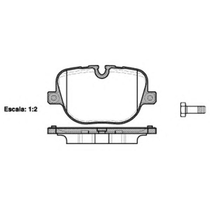 Колодки тормозные  REMSA 140800