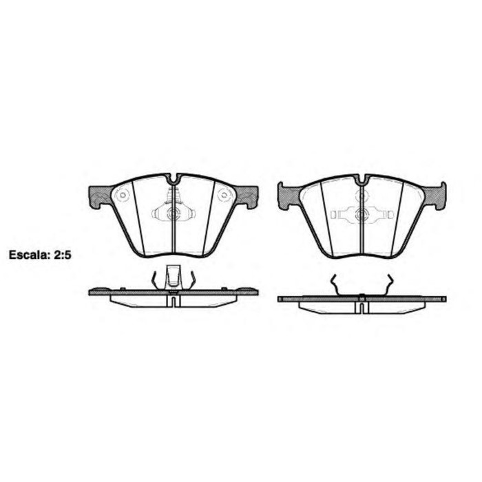 Колодки тормозные  REMSA 141900