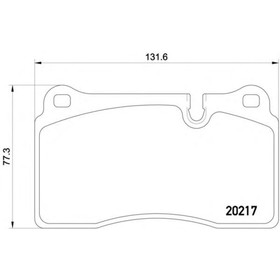 

Колодки тормозные TEXTAR 2021701