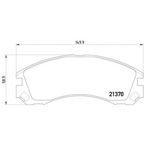 

Колодки тормозные TEXTAR 2137001