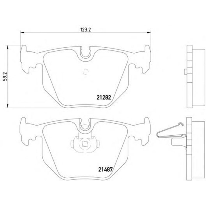 Колодки тормозные  TEXTAR 2148701