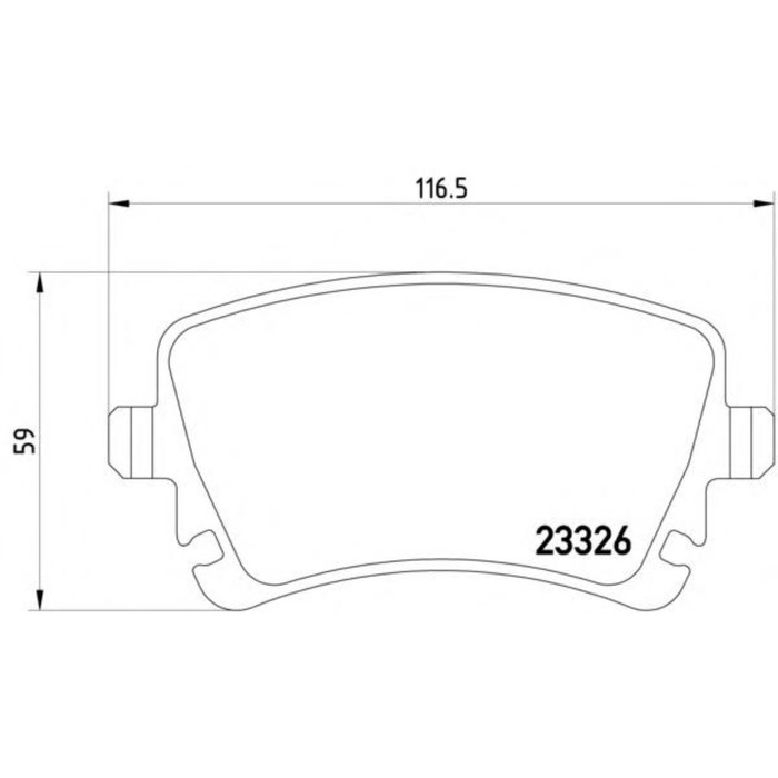Колодки тормозные  TEXTAR 2332602