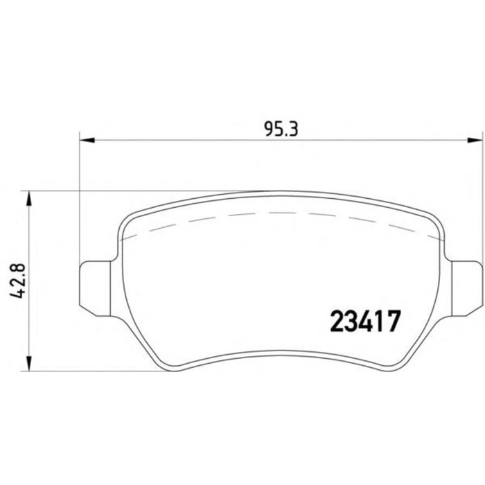 Колодки тормозные  TEXTAR 2341702