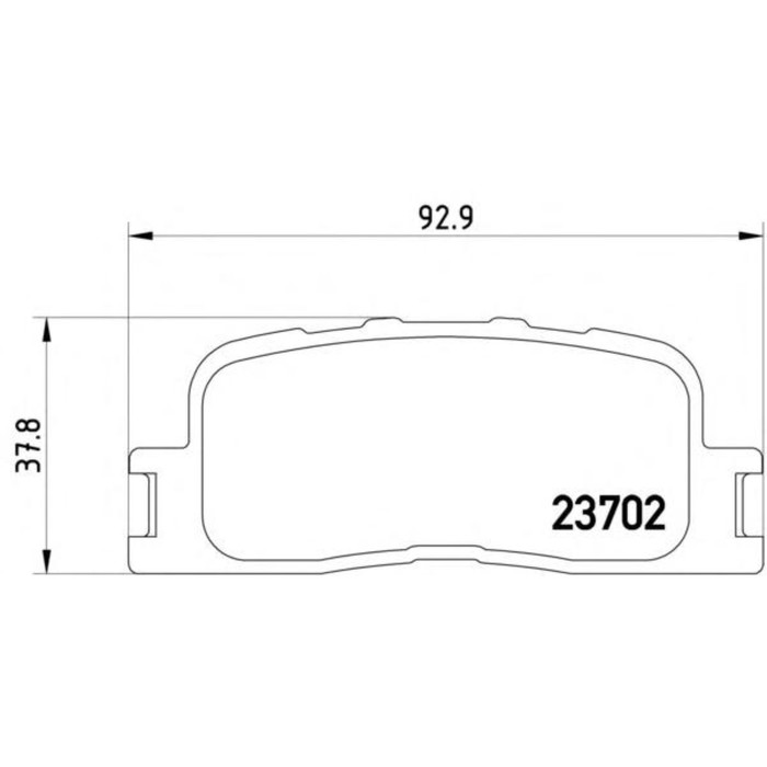 Колодки тормозные  TEXTAR 2370201