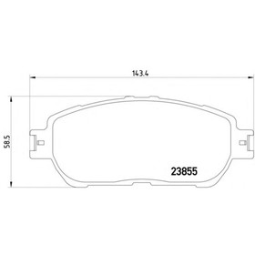 

Колодки тормозные TEXTAR 2385501