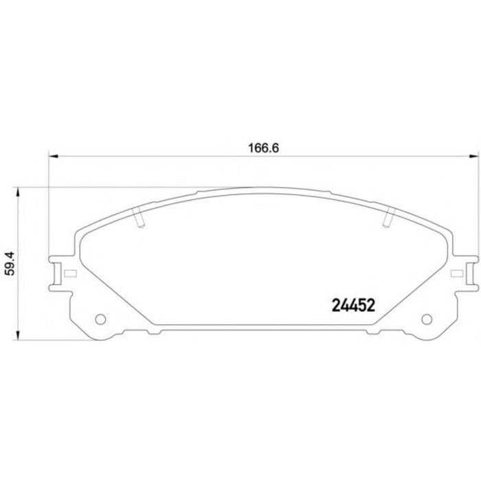 Колодки тормозные  TEXTAR 2445201
