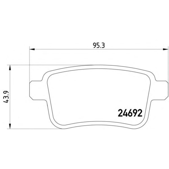 Колодки тормозные  TEXTAR 2469201