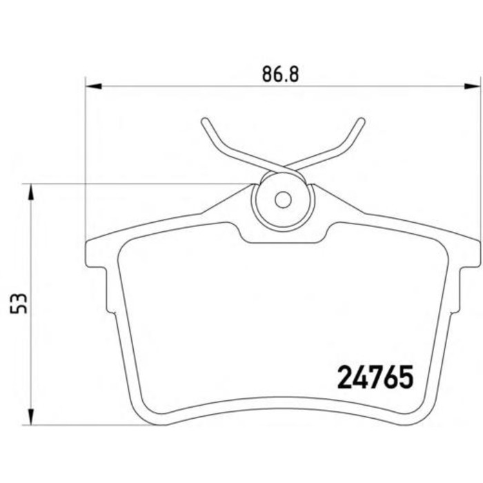 Колодки тормозные  TEXTAR 2476501