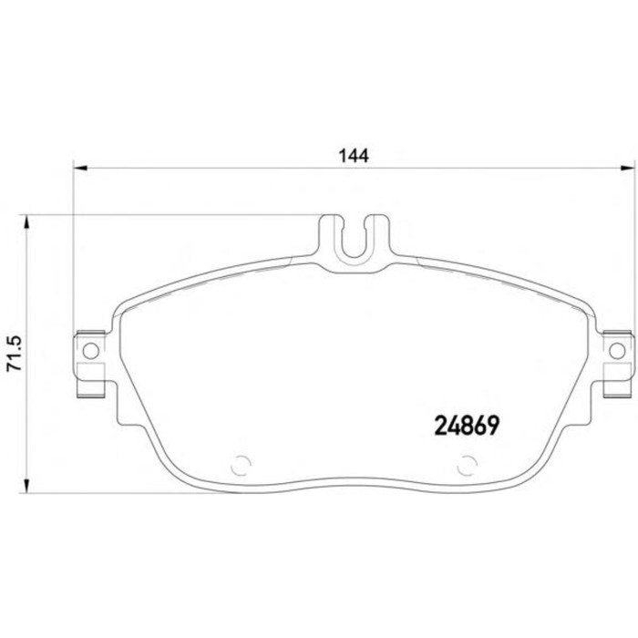 Колодки тормозные  TEXTAR 2486901