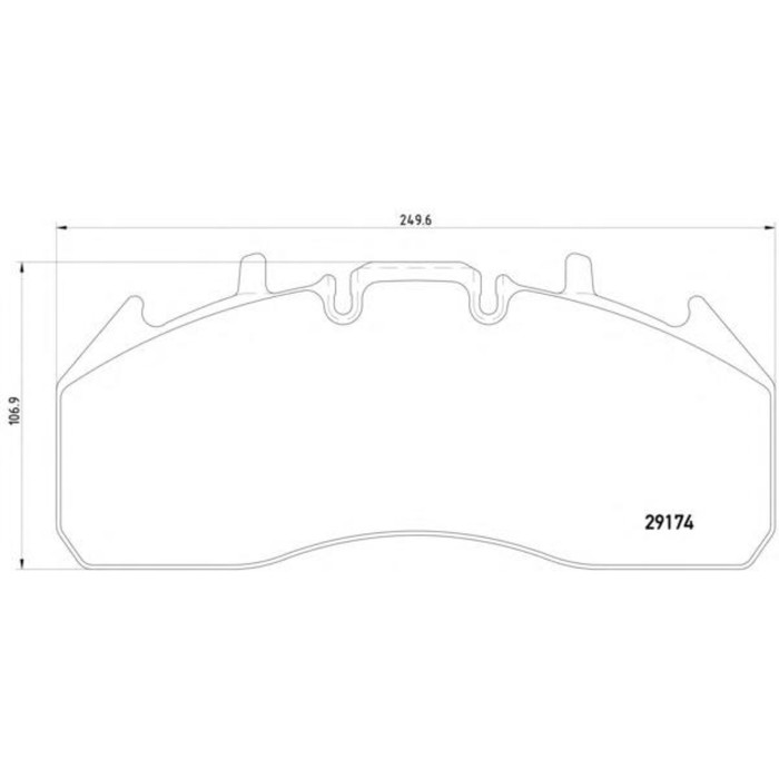 Колодки тормозные  TEXTAR 2917401