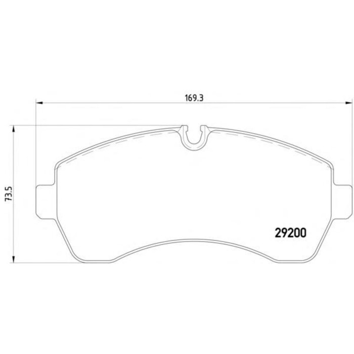 Колодки тормозные  TEXTAR 2920002
