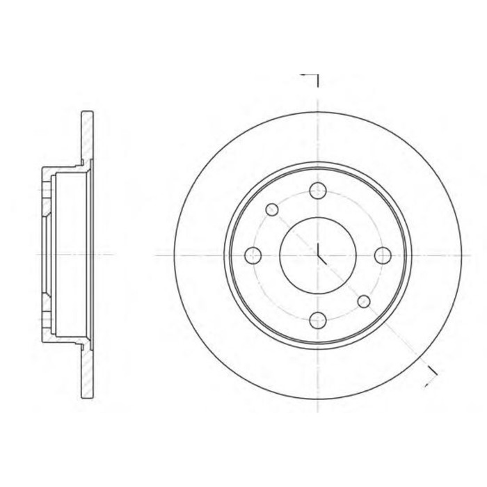 Диск тормозной REMSA 611000