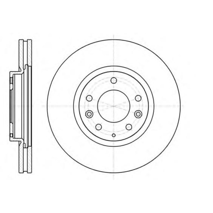 Диск тормозной REMSA 6123610