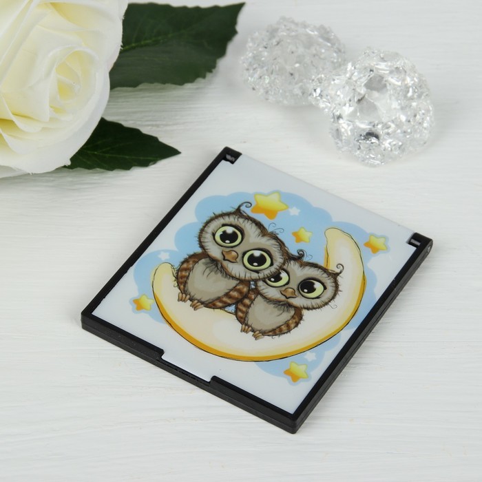 Зеркало компактное "Совята"