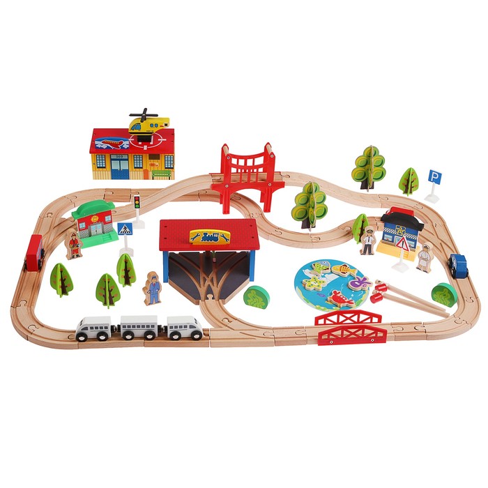 Железная дорога "Едем на рыбалку"