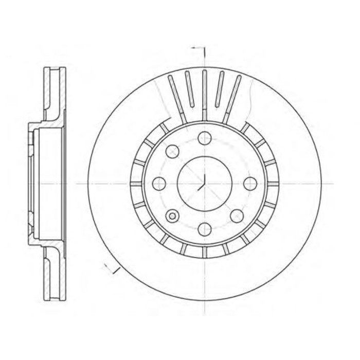 Диск тормозной REMSA 617810