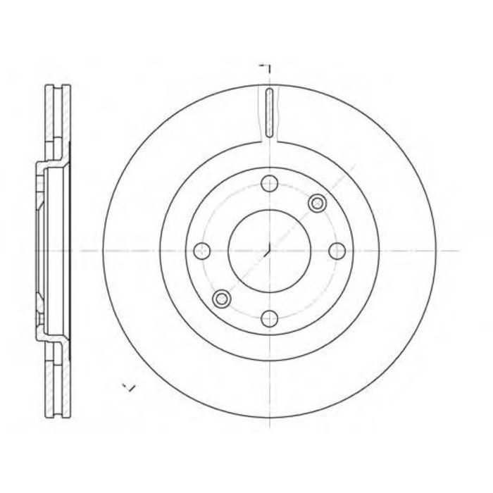 Диск тормозной REMSA 624010