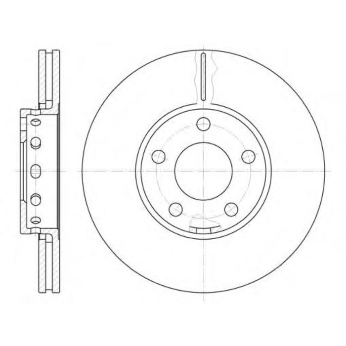 Диск тормозной REMSA 632810