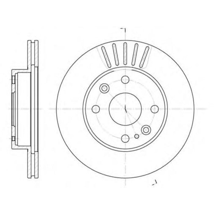 Диск тормозной REMSA 638610