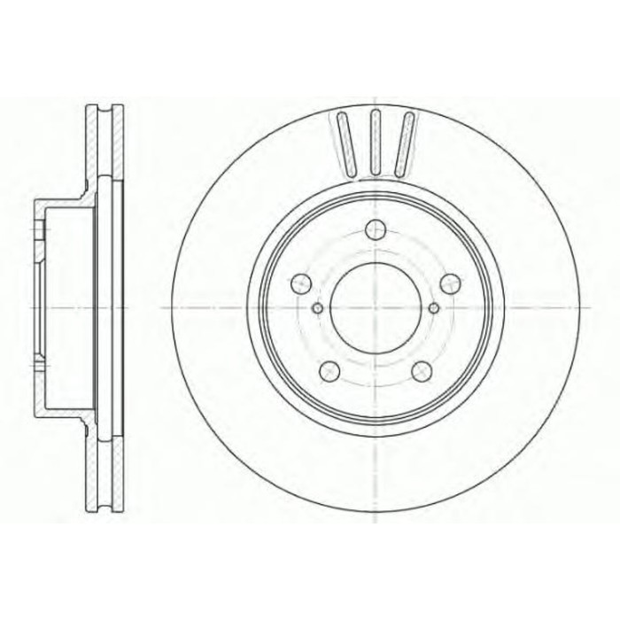 Диск тормозной REMSA 639710