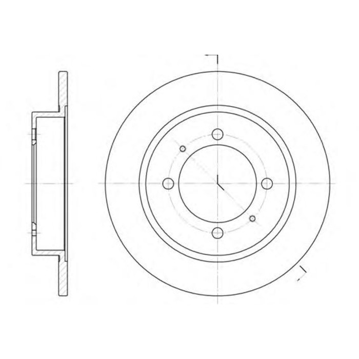 Диск тормозной REMSA 644700