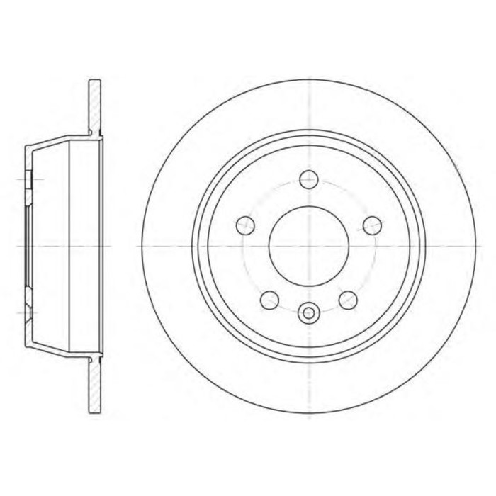Диск тормозной REMSA 647100