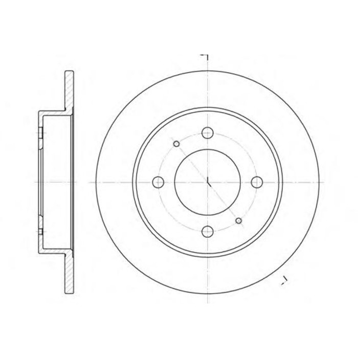 Диск тормозной REMSA 662700