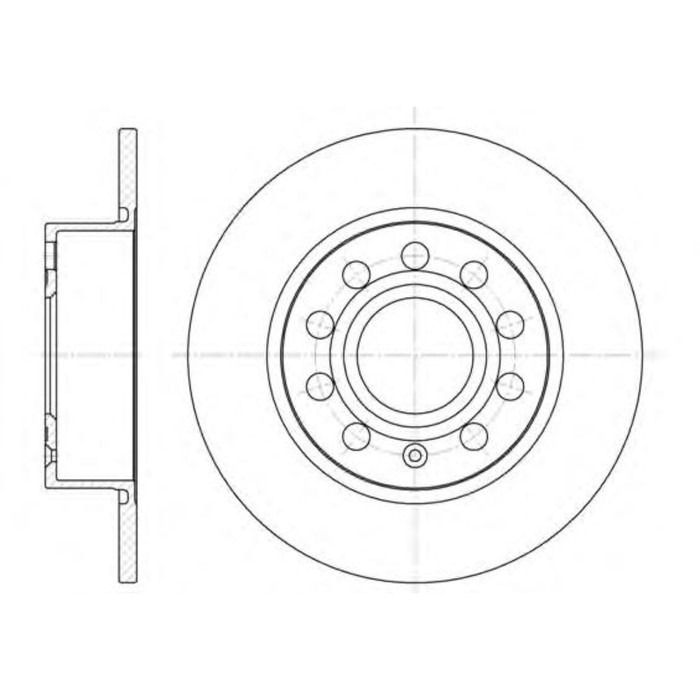 Диск тормозной REMSA 664900