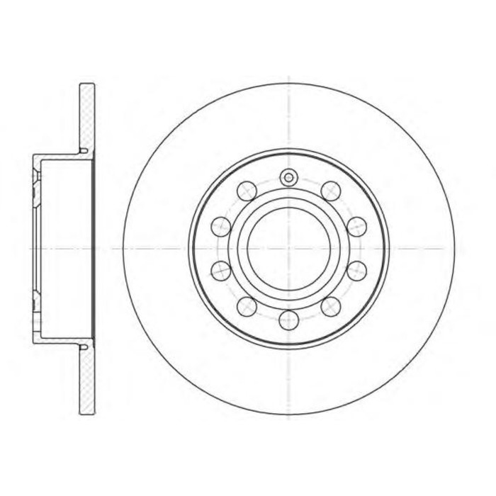 Диск тормозной REMSA 665000