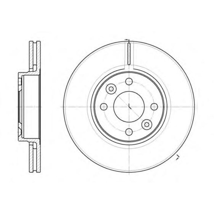 Диск тормозной REMSA 668310